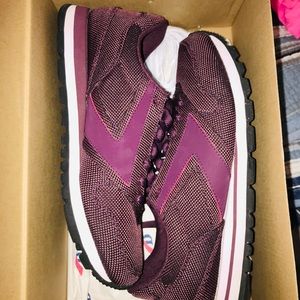 Women’s Eggplant Colored Brooks Athletic Shoes